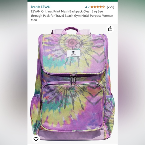 Esvan Mesh Backpack - Picture 5 of 6